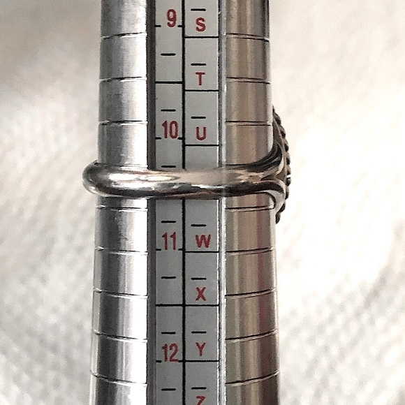 Native American Tigers Eye Sterling Silver Ring Sz 10-1/2 - Picture 11 of 17